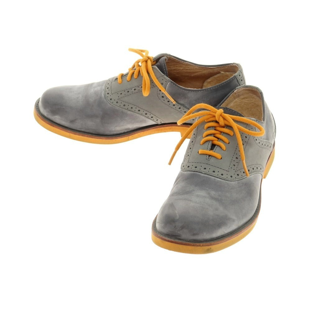 [Used] UGG Leather Saddle Shoes Cool Gray x Orange [Size 25.5] [GRY] [S/S/A/W] [Condition Rank C] [Men&