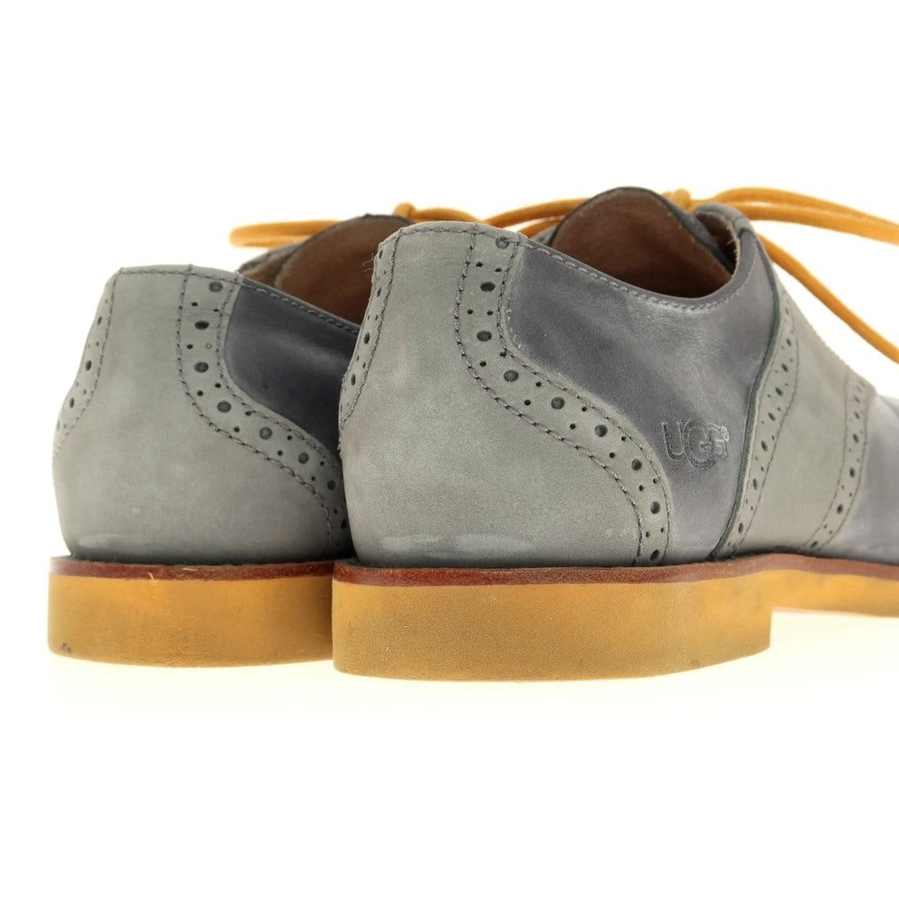 [Used] UGG Leather Saddle Shoes Cool Gray x Orange [Size 25.5] [GRY] [S/S/A/W] [Condition Rank C] [Men&