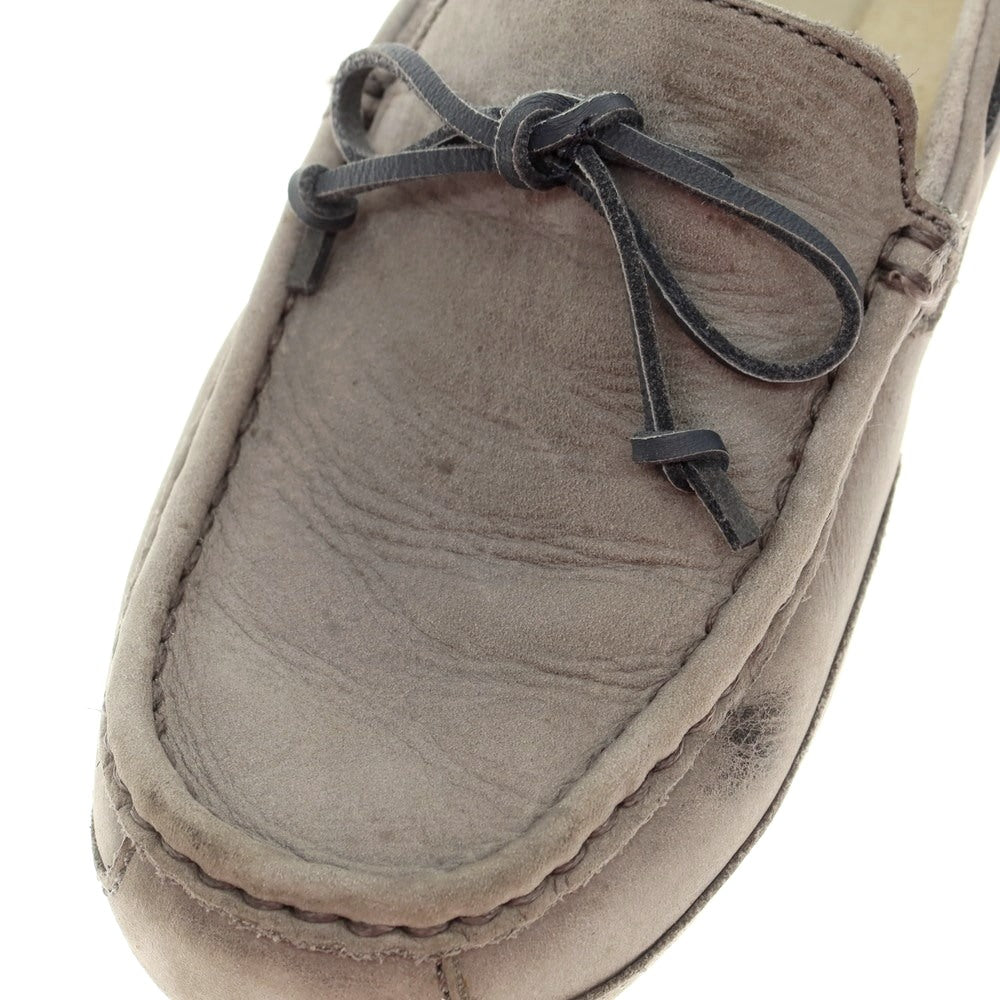 [Used] UGG Nubuck Leather Driving Shoes Grey [Size 7] [GRY] [S/S/A/W] [Condition Rank C] [Unisex] [768789]
 [EPD]