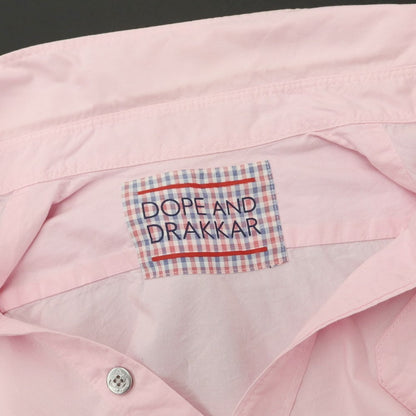 [Used] Dope and Drakkar DOPE+DRAKKAR Cotton Button-down Casual Shirt Pink [Size M] [PNK] [S/S/A/W] [Condition Rank C] [Men&