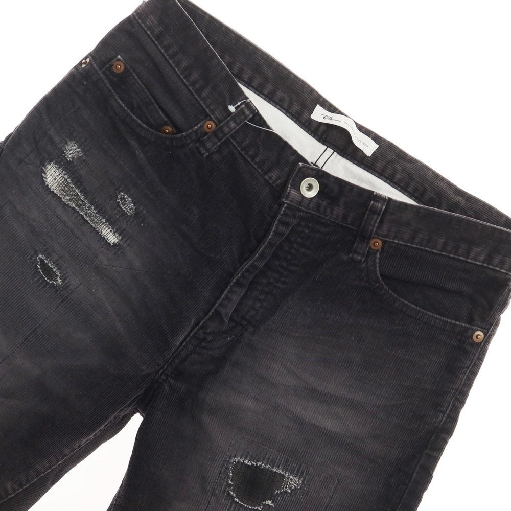 [Used] Ron Herman Repaired Cotton Corduroy Pants Dark Gray [Size S] [GRY] [A/W] [Condition Rank B] ​​[Men&