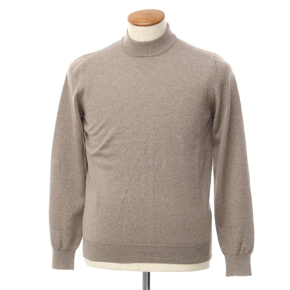【中古】グランサッソ GRAN SASSO ハイゲージウール ハイネックニット ダークベージュ【サイズ48】【BEI】【A/W】【状態ランクB】【メンズ】【768875】