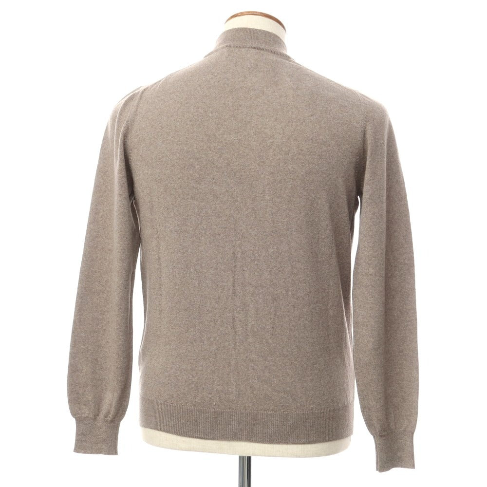 【中古】グランサッソ GRAN SASSO ハイゲージウール ハイネックニット ダークベージュ【サイズ48】【BEI】【A/W】【状態ランクB】【メンズ】【768875】