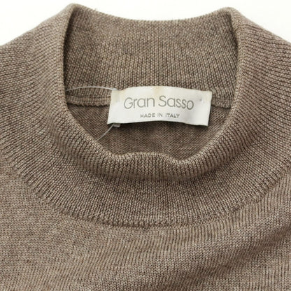 [Used] GRAN SASSO High gauge wool high neck knit dark beige [Size 48] [BEI] [A/W] [Condition Rank B] ​​[Men&
