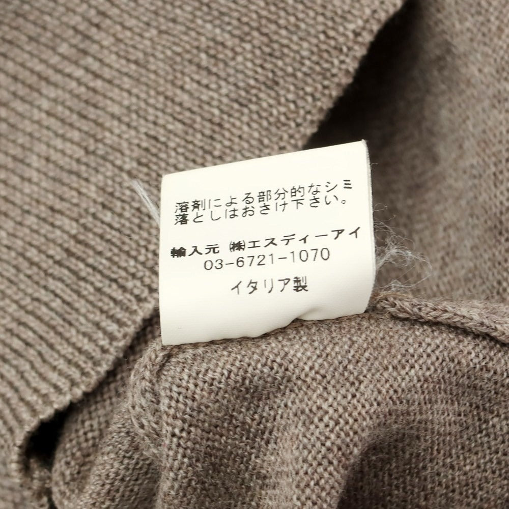 [Used] GRAN SASSO High gauge wool high neck knit dark beige [Size 48] [BEI] [A/W] [Condition Rank B] ​​[Men&