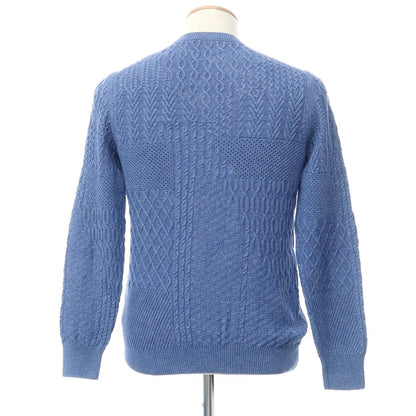 [Used] Altea Cotton Crew Neck Pullover Knit Blue [Size S] [BLU] [S/S] [Condition Rank B] [Men&