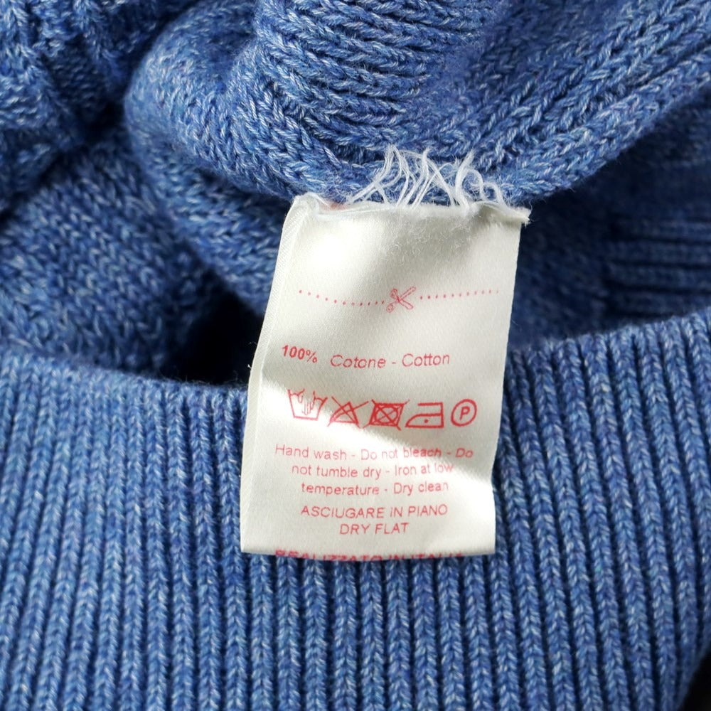 [Used] Altea Cotton Crew Neck Pullover Knit Blue [Size S] [BLU] [S/S] [Condition Rank B] [Men&