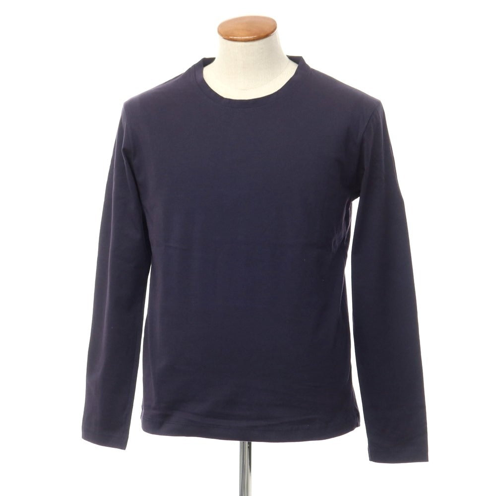 [Used] South Yarn Cotton Crew Neck Long Sleeve T-Shirt Navy [Size not specified (approximately M)] [NVY] [S/S/A/W] [Condition Rank B] ​​[Men&