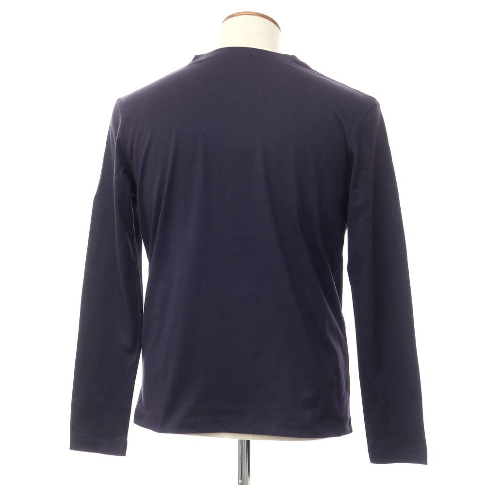 [Used] South Yarn Cotton Crew Neck Long Sleeve T-Shirt Navy [Size not specified (approximately M)] [NVY] [S/S/A/W] [Condition Rank B] ​​[Men&