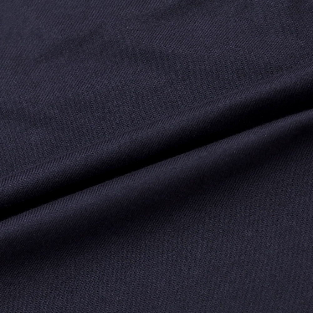 [Used] South Yarn Cotton Crew Neck Long Sleeve T-Shirt Navy [Size not specified (approximately M)] [NVY] [S/S/A/W] [Condition Rank B] ​​[Men&