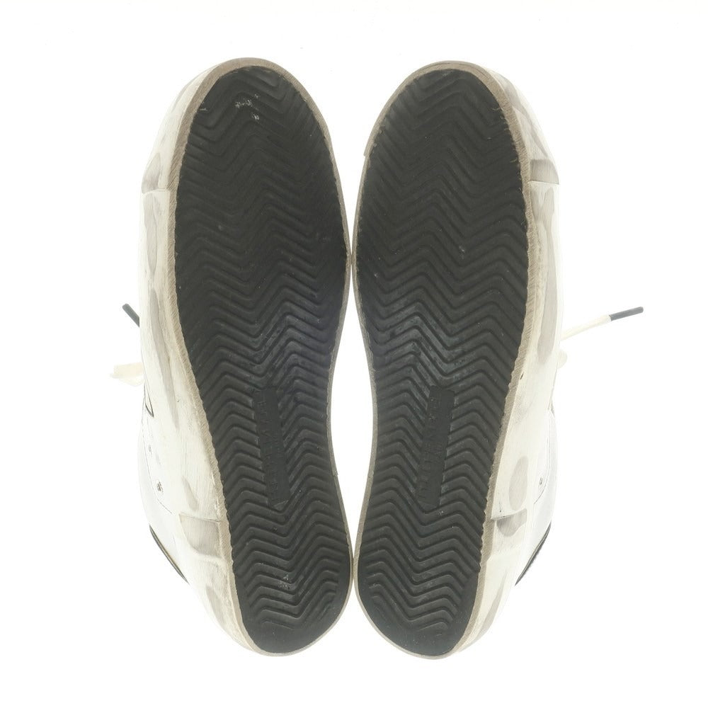 [Used] Philippe Model PHILIPPE MODEL USED processed leather sneakers white [Size 40] [WHT] [S/S/A/W] [Condition rank B] ​​[Men&