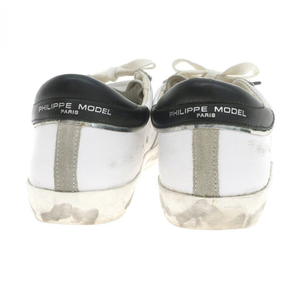 [Used] Philippe Model PHILIPPE MODEL USED processed leather sneakers white [Size 40] [WHT] [S/S/A/W] [Condition rank B] ​​[Men&