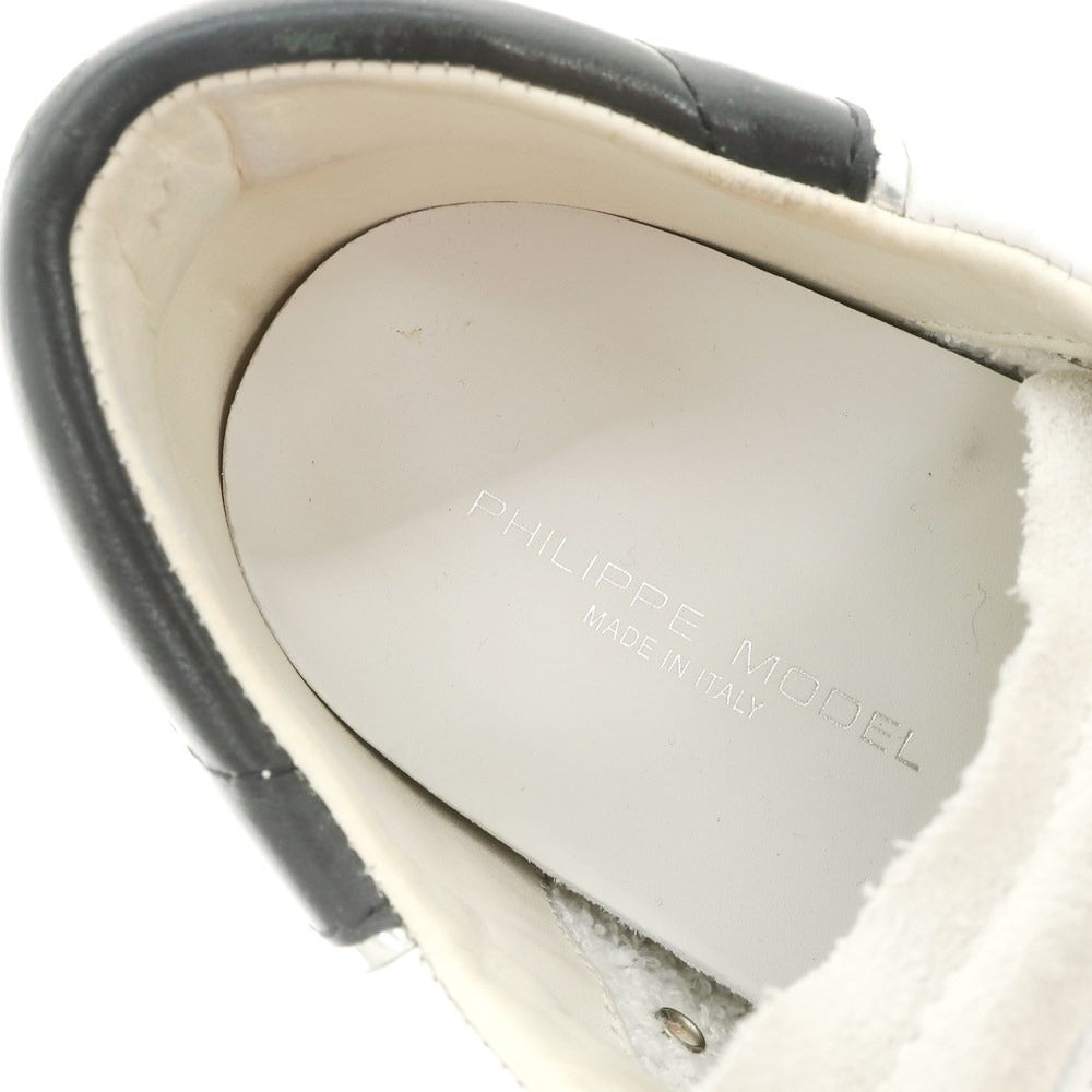 [Used] Philippe Model PHILIPPE MODEL USED processed leather sneakers white [Size 40] [WHT] [S/S/A/W] [Condition rank B] ​​[Men&