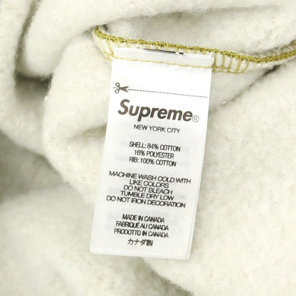 [Used] Supreme 2023 Fall/Winter Small Box Crewneck Crewneck Sweatshirt Olive Yellow [Size L] [GRN] [A/W] [Condition Rank B] ​​[Men&