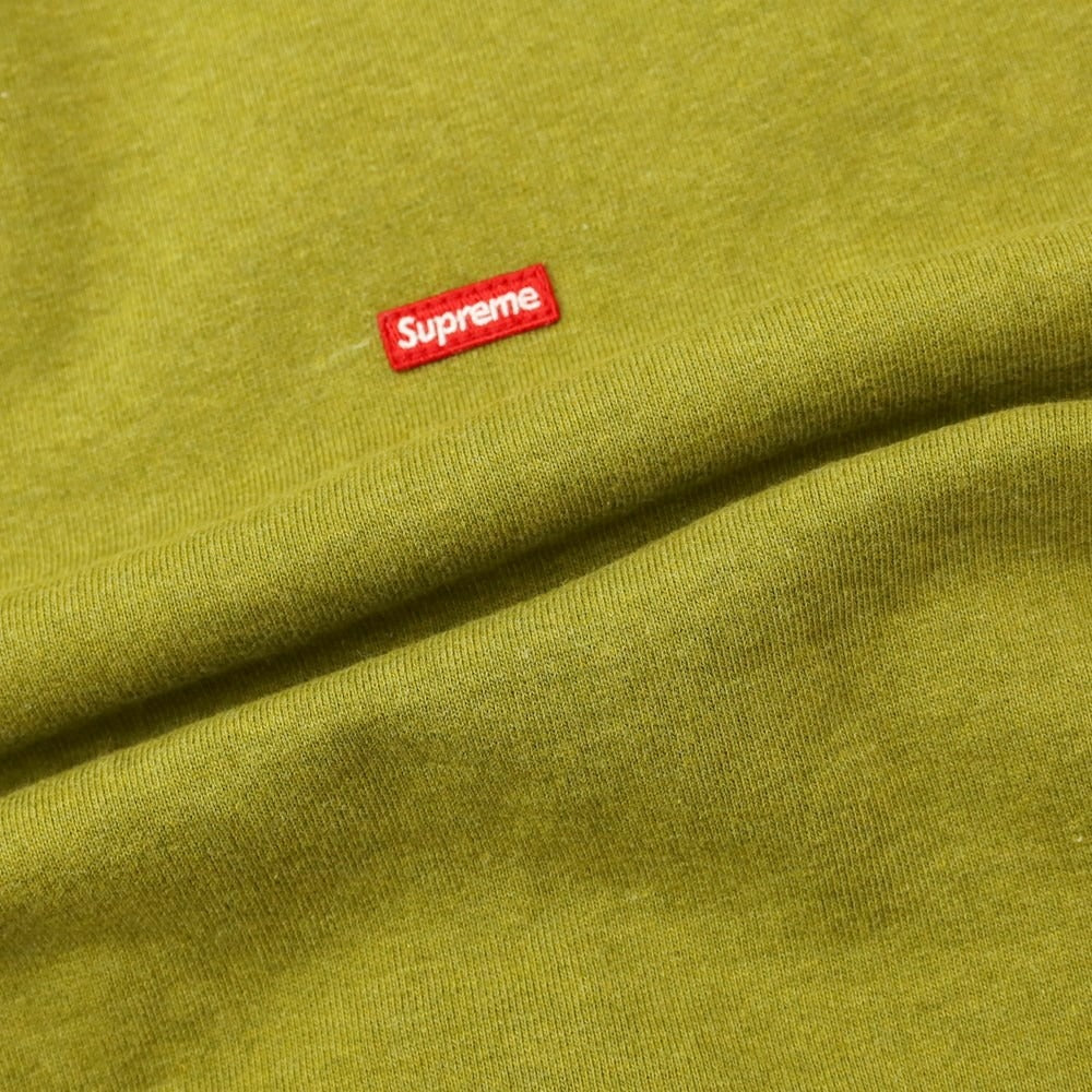 [Used] Supreme 2023 Fall/Winter Small Box Crewneck Crewneck Sweatshirt Olive Yellow [Size L] [GRN] [A/W] [Condition Rank B] ​​[Men&