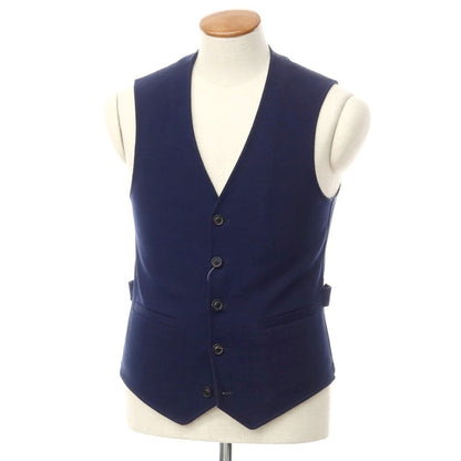 [Used] T-JACKET Jersey cotton gilet vest Navy [M] [Condition rank A] [Men&