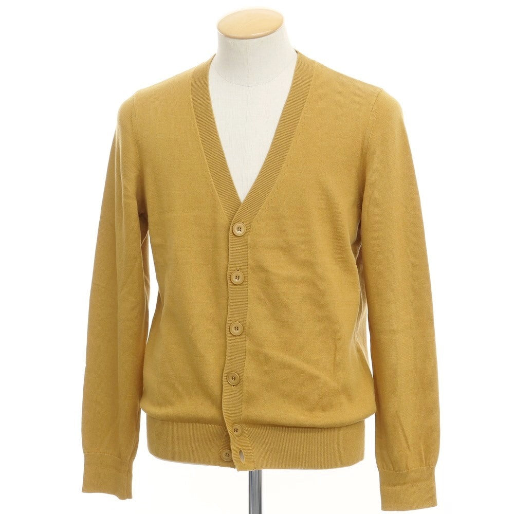 [Used] A.P.C. Cotton Cashmere Knit Cardigan, Ocher Color [Size S] [YEL] [A/W] [Condition Rank C] [Men&