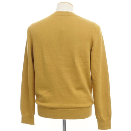 [Used] A.P.C. Cotton Cashmere Knit Cardigan, Ocher Color [Size S] [YEL] [A/W] [Condition Rank C] [Men&