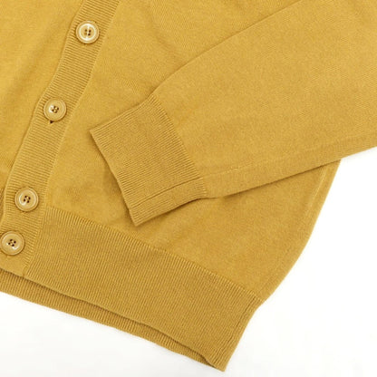 [Used] A.P.C. Cotton Cashmere Knit Cardigan, Ocher Color [Size S] [YEL] [A/W] [Condition Rank C] [Men&