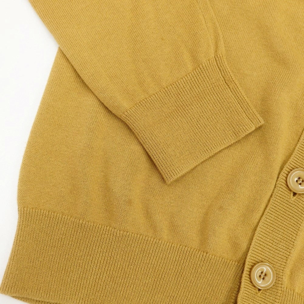 [Used] A.P.C. Cotton Cashmere Knit Cardigan, Ocher Color [Size S] [YEL] [A/W] [Condition Rank C] [Men&