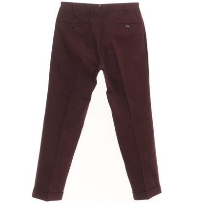 [Used] Ermenegildo Zegna Cotton Cashmere Casual Slacks Pants Maroon [Size 46] [RED] [A/W] [Condition Rank C] [Men&