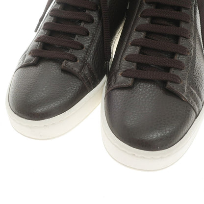 [Used] Santoni Leather High-Cut Sneakers Dark Brown [Size 5 1/2] [BRW] [S/S/A/W] [Condition Rank A] [Men&