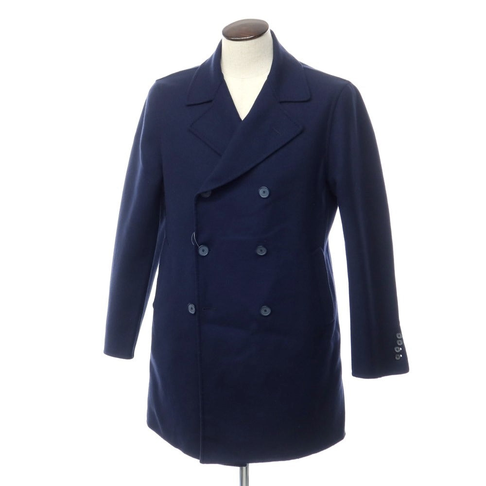 [Used] TAGLIATORE wool double-breasted coat
 Navy [Size 52] [NVY] [A/W] [Condition Rank A] [Men&