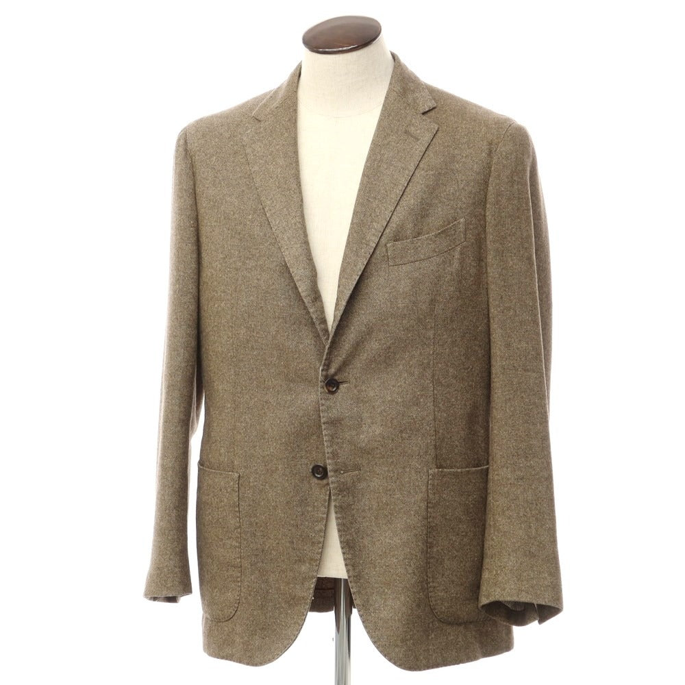 [Used] BOGLIOLI K.JACKET wool silk linen 3B casual jacket brown [size 52] [BRW] [A/W] [Condition rank B] ​​[Men&