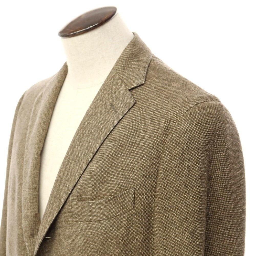 [Used] BOGLIOLI K.JACKET wool silk linen 3B casual jacket brown [size 52] [BRW] [A/W] [Condition rank B] ​​[Men&