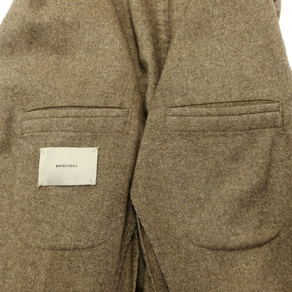 [Used] BOGLIOLI K.JACKET wool silk linen 3B casual jacket brown [size 52] [BRW] [A/W] [Condition rank B] ​​[Men&