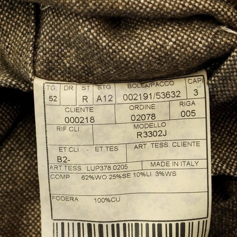 [Used] BOGLIOLI K.JACKET wool silk linen 3B casual jacket brown [size 52] [BRW] [A/W] [Condition rank B] ​​[Men&