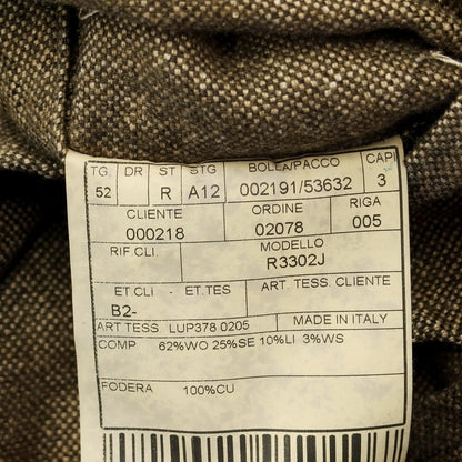 [Used] BOGLIOLI K.JACKET wool silk linen 3B casual jacket brown [size 52] [BRW] [A/W] [Condition rank B] ​​[Men&