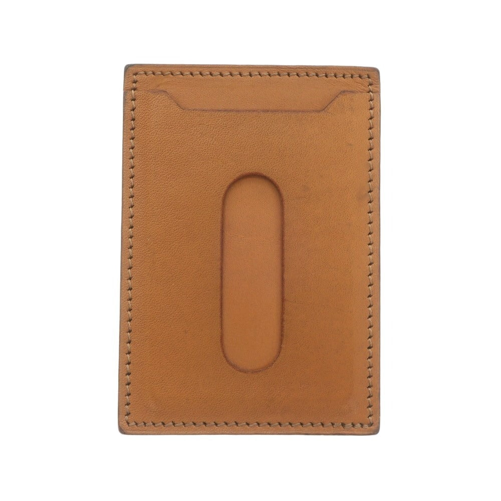 [Used] Manso Mansaw Leather ID Card Case Pass Case Light Brown [BRW] [S/S/A/W] [Condition Rank C] [Men&