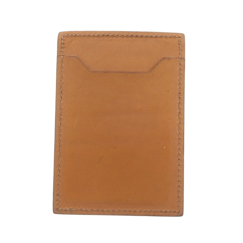 [Used] Manso Mansaw Leather ID Card Case Pass Case Light Brown [BRW] [S/S/A/W] [Condition Rank C] [Men&