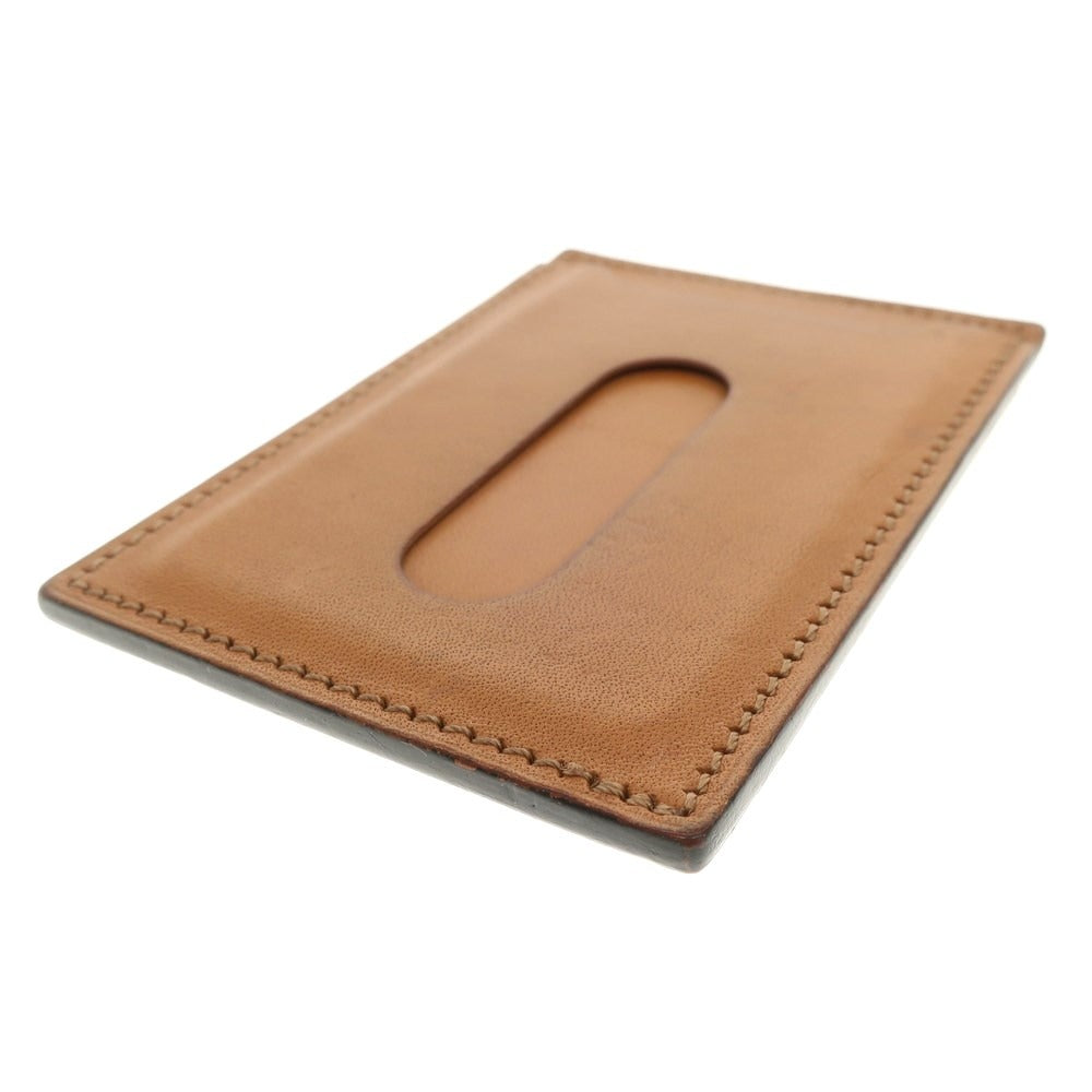 [Used] Manso Mansaw Leather ID Card Case Pass Case Light Brown [BRW] [S/S/A/W] [Condition Rank C] [Men&