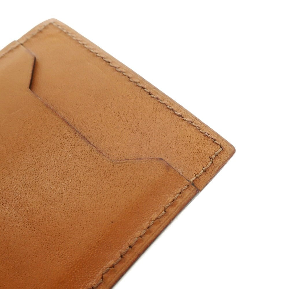 [Used] Manso Mansaw Leather ID Card Case Pass Case Light Brown [BRW] [S/S/A/W] [Condition Rank C] [Men&