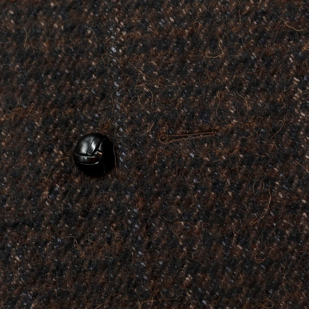 [Used] Ring Jacket Wool Alpaca Mohair Chesterfield Coat
 Brown x Black [Size 44] [BRW] [A/W] [Condition Rank B] ​​[Men&