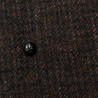 [Used] Ring Jacket Wool Alpaca Mohair Chesterfield Coat
 Brown x Black [Size 44] [BRW] [A/W] [Condition Rank B] ​​[Men&