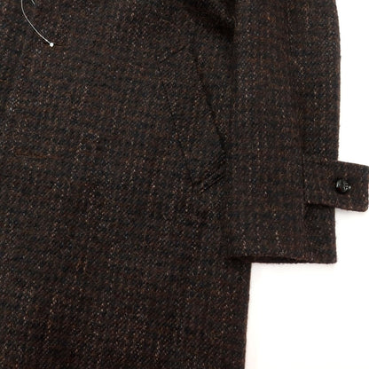 [Used] Ring Jacket Wool Alpaca Mohair Chesterfield Coat
 Brown x Black [Size 44] [BRW] [A/W] [Condition Rank B] ​​[Men&