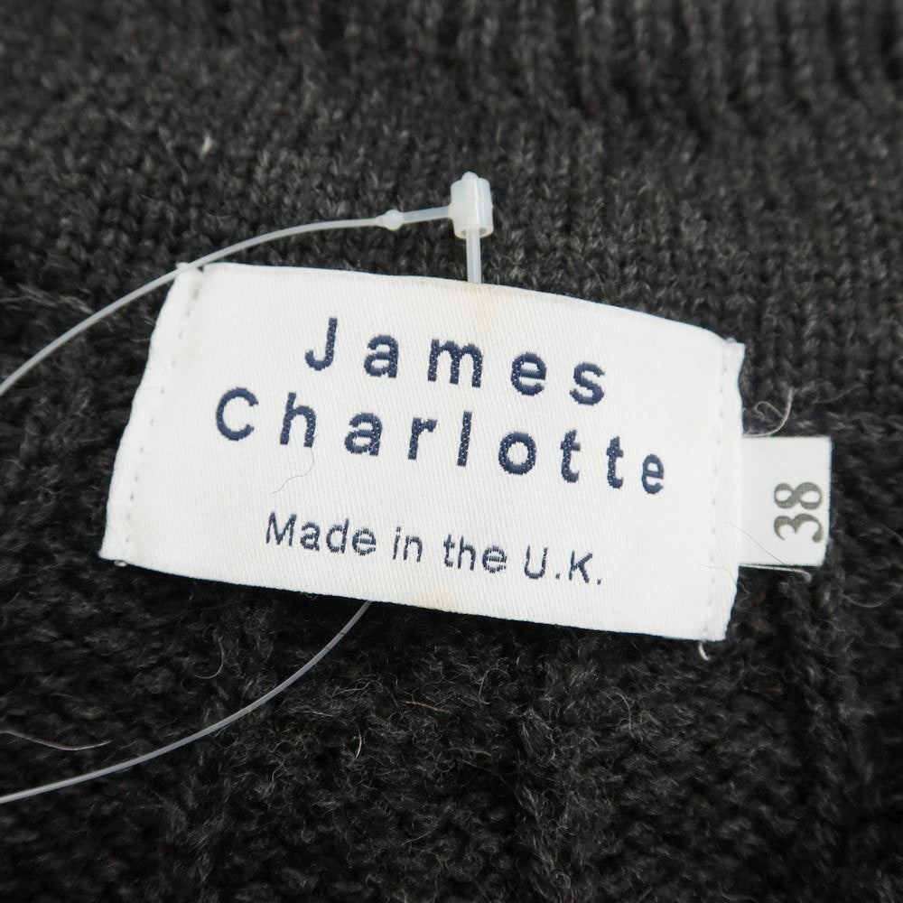 JAMES CHARLOTTE made in UK チルデンニット 新品未使用-