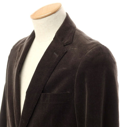 [Used] UNITED ARROWS Cotton Corduroy 2B Casual Jacket Black Brown [Size 44] [BRW] [A/W] [Condition Rank C] [Men&