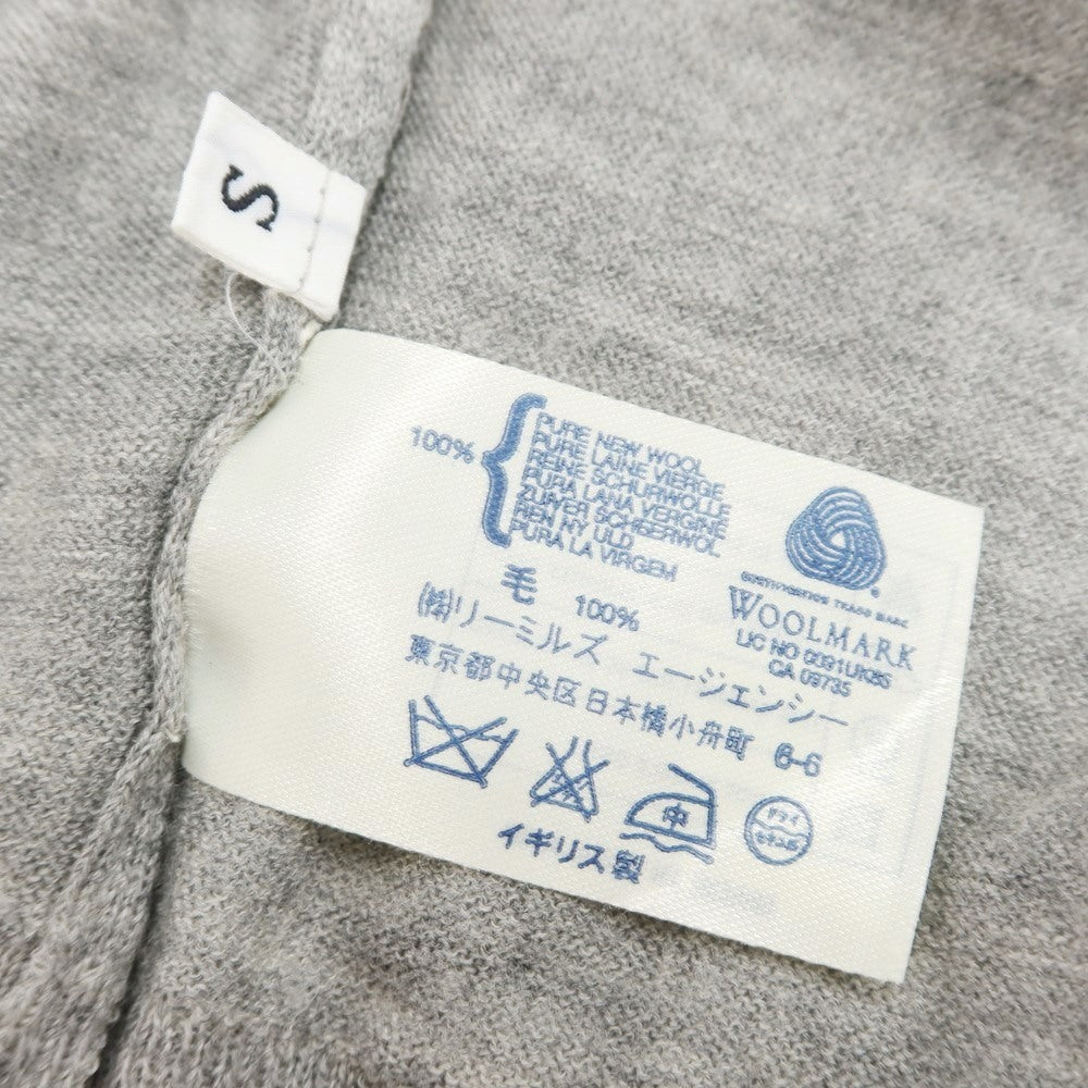 中古】ジョンスメドレー JOHN SMEDLEY ウール Vネック プルオーバー