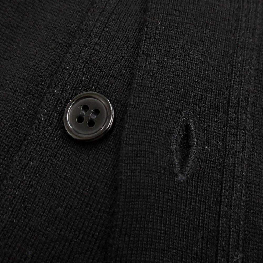 [Used] John Smedley Wool Knit Cardigan Black [Size S] [BLK] [A/W] [Condition Rank B] ​​[Men&