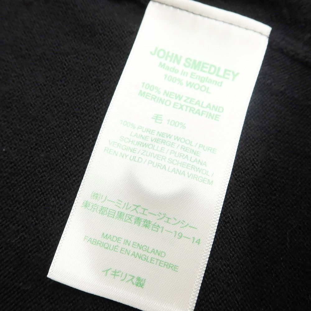 [Used] John Smedley Wool Knit Cardigan Black [Size S] [BLK] [A/W] [Condition Rank B] ​​[Men&