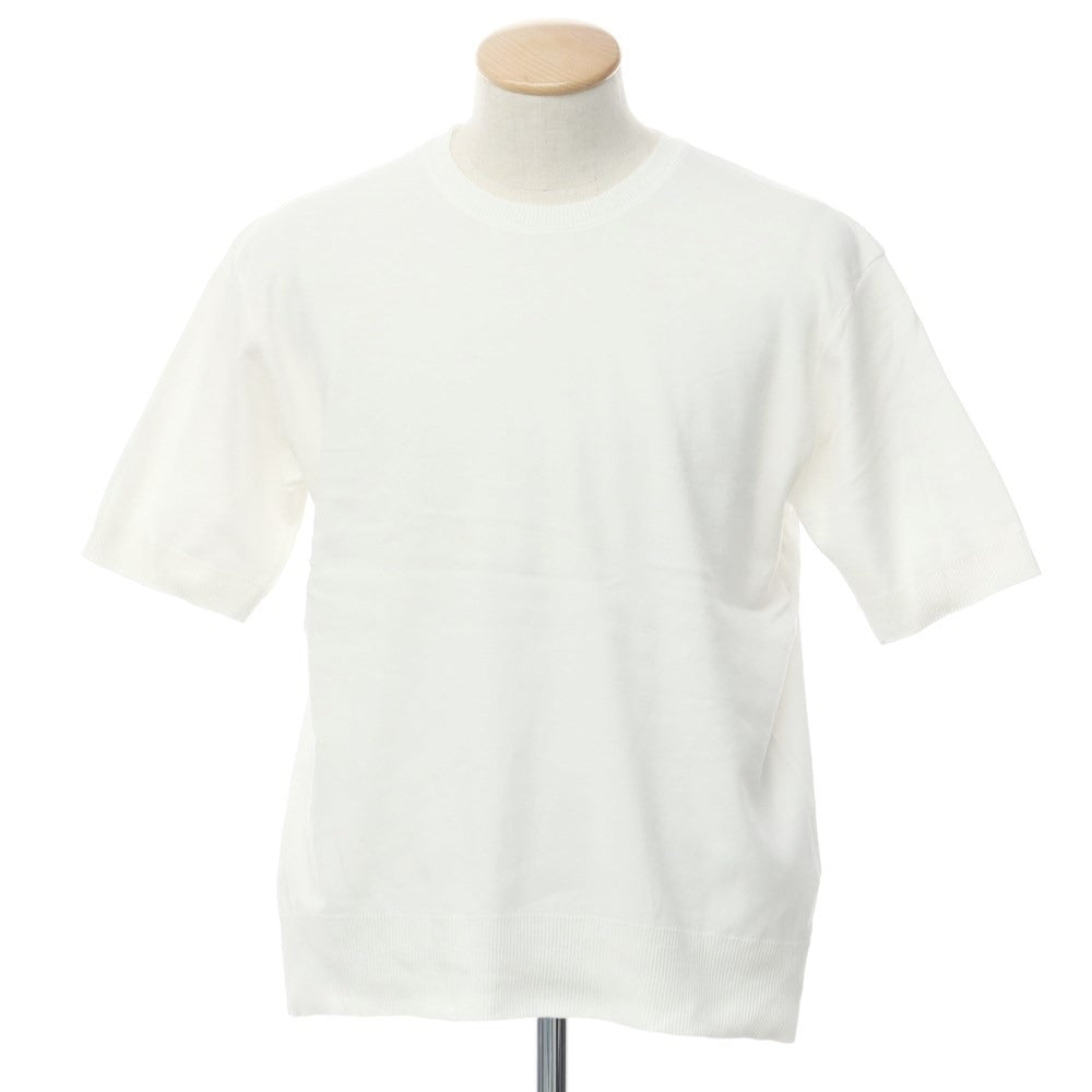 [Used] GICIPI Cotton Short Sleeve Crew Neck Pullover Knit White [Size 3] [WHT] [S/S] [Condition Rank C] [Men&