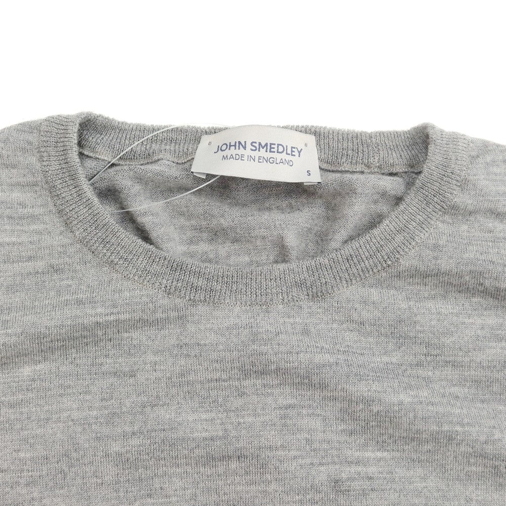 [Used] John Smedley Wool Crew Neck Pullover Knit Light Gray [Size S] [GRY] [A/W] [Condition Rank C] [Men&