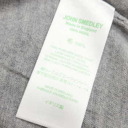 [Used] John Smedley Wool Crew Neck Pullover Knit Light Gray [Size S] [GRY] [A/W] [Condition Rank C] [Men&