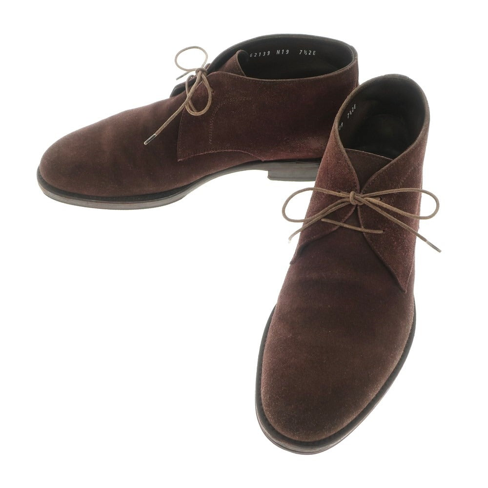 [Used] Salvatore Ferragamo Suede Chukka Boots Brown [Size 7 1/2 E] [BRW] [S/S/A/W] [Condition Rank B] ​​[Men&
