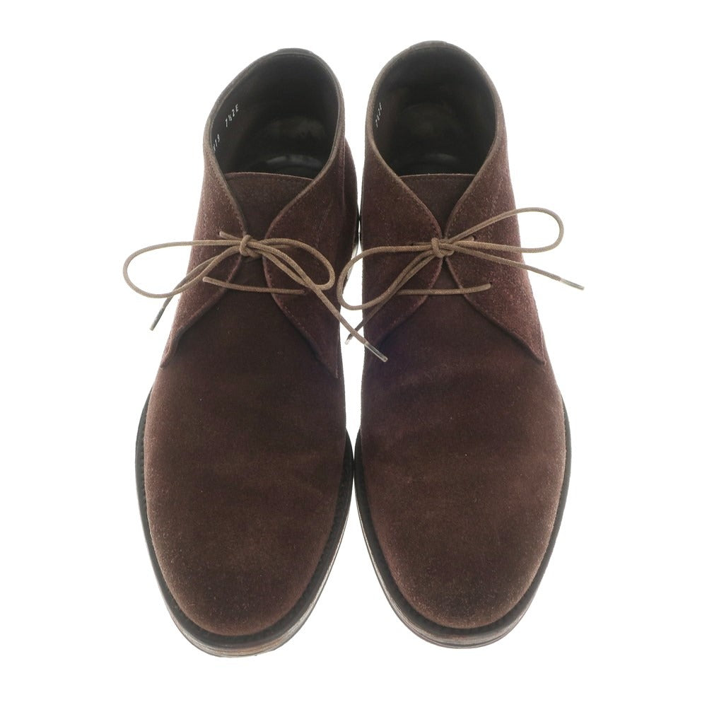 [Used] Salvatore Ferragamo Suede Chukka Boots Brown [Size 7 1/2 E] [BRW] [S/S/A/W] [Condition Rank B] ​​[Men&