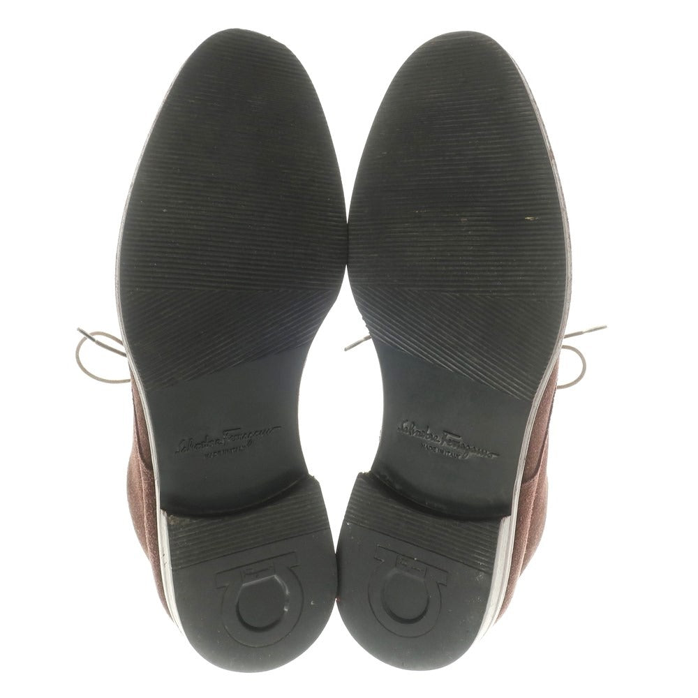 [Used] Salvatore Ferragamo Suede Chukka Boots Brown [Size 7 1/2 E] [BRW] [S/S/A/W] [Condition Rank B] ​​[Men&